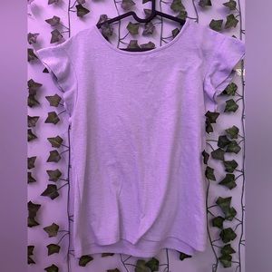 Banana Republic ruffled sleeve tee